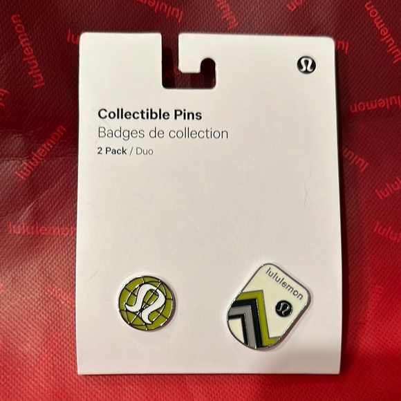 lululemon athletica Accessories - lululemon athletica Collectible Pins Duo - Yellow and Black